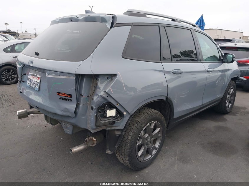 Vin: 5fnyf8h65rb013270, lot: 45431515, honda passport awd trailsport 20244