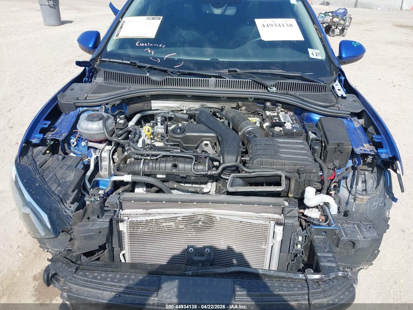 2022 Volkswagen Jetta 1.5T Se VIN: 3VW7M7BU8NM012040 Lot: 44934138