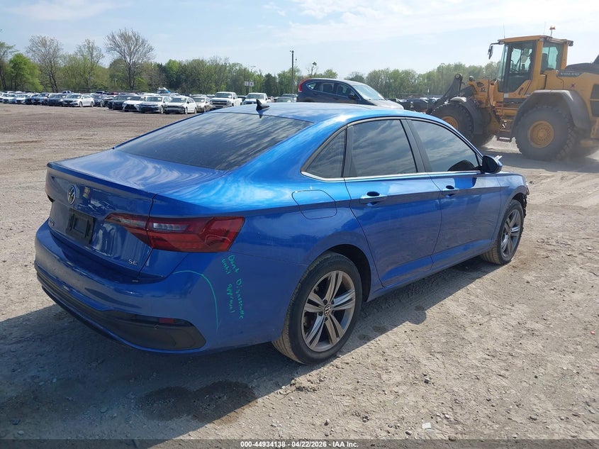 2022 Volkswagen Jetta 1.5T Se VIN: 3VW7M7BU8NM012040 Lot: 44934138