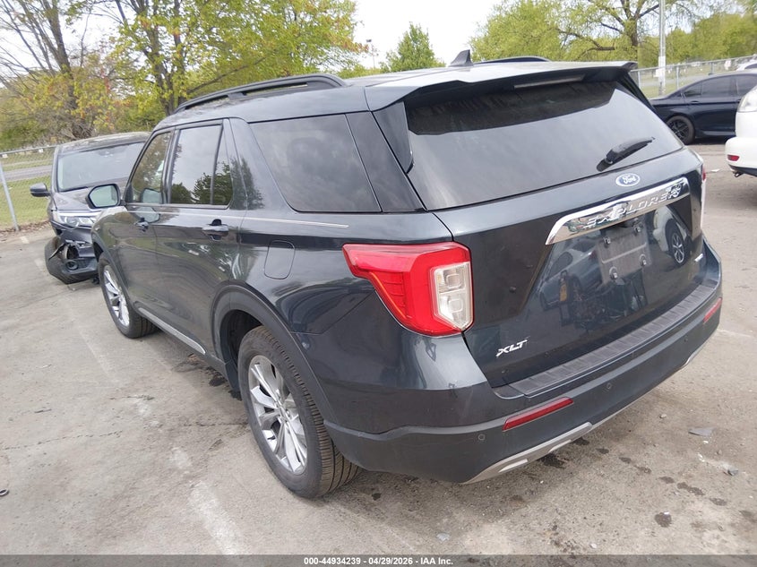Vin: 1fmsk8dh9nga35261, lot: 45431628, ford explorer xlt 20223