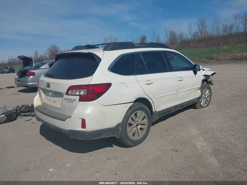 Vin: 4s4bsadc8g3279943, lot: 45431666, subaru outback 2.5i premium 20164