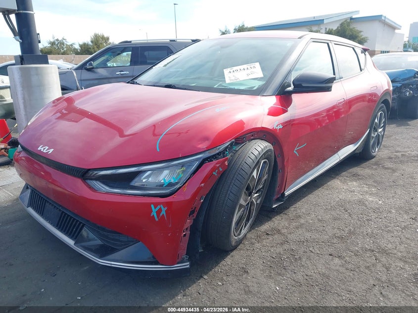 Vin: kndc34la2n5058413, lot: 45431824, kia ev6 wind 20222
