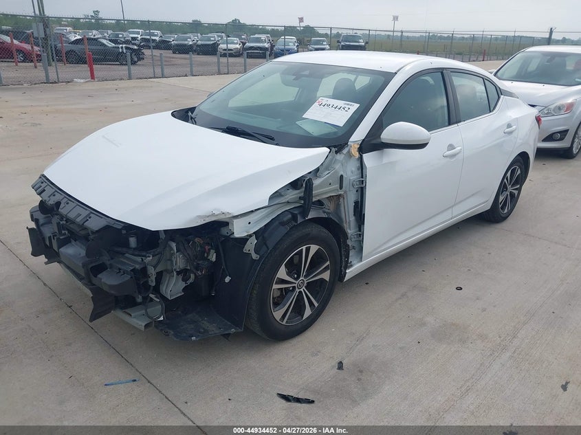 2022 Nissan Sentra Sv Xtronic Cvt 3N1AB8CV7NY217680 photo 1