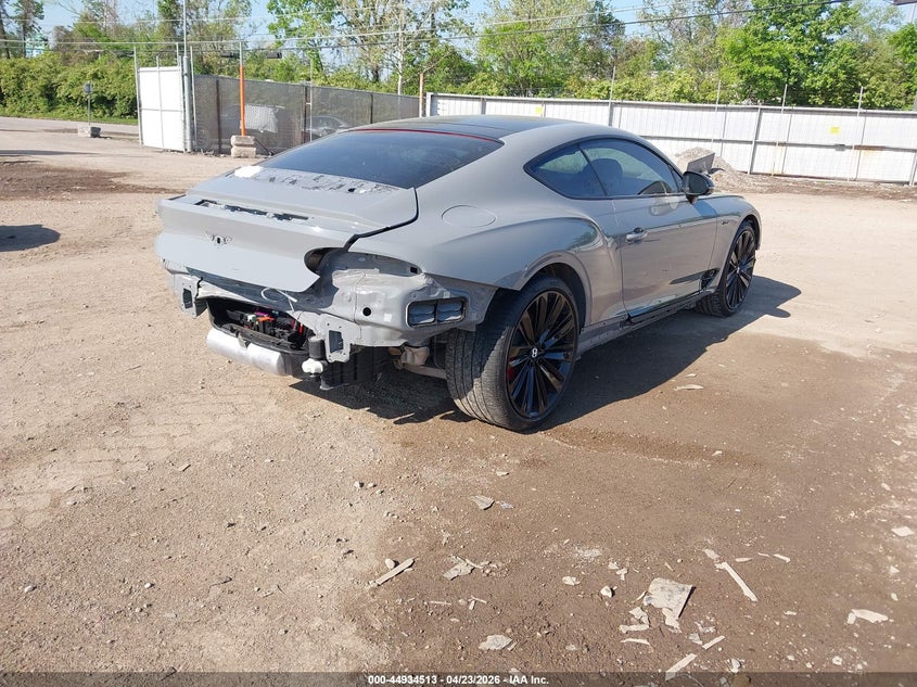 2023 BENTLEY CONTINENTAL GT COUPE 6.0L W-12 DI, DOHC, VVT, TURBO, 650HP