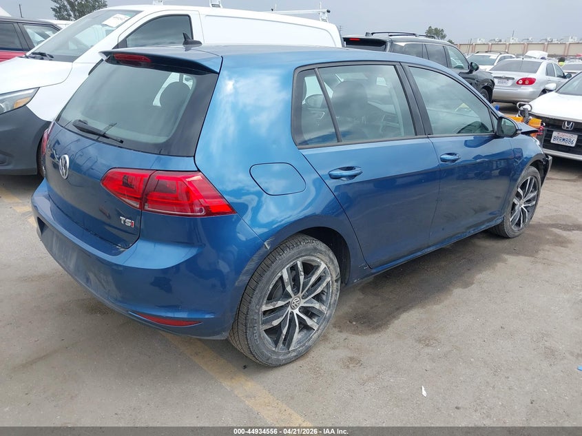 2017 VOLKSWAGEN GOLF auction photo 4