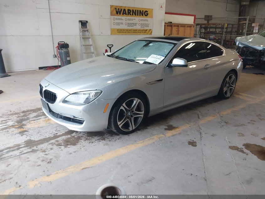 Vin: wbalx3c50cdv77848, lot: 45431977, bmw 650i 20122