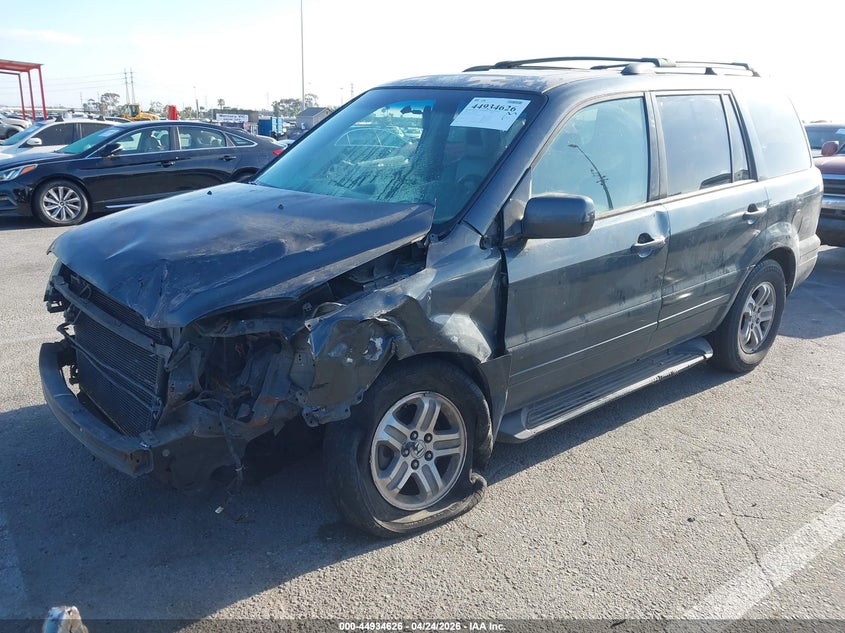 2005 Honda Pilot Ex-L 2HKYF18605H565911 photo 1