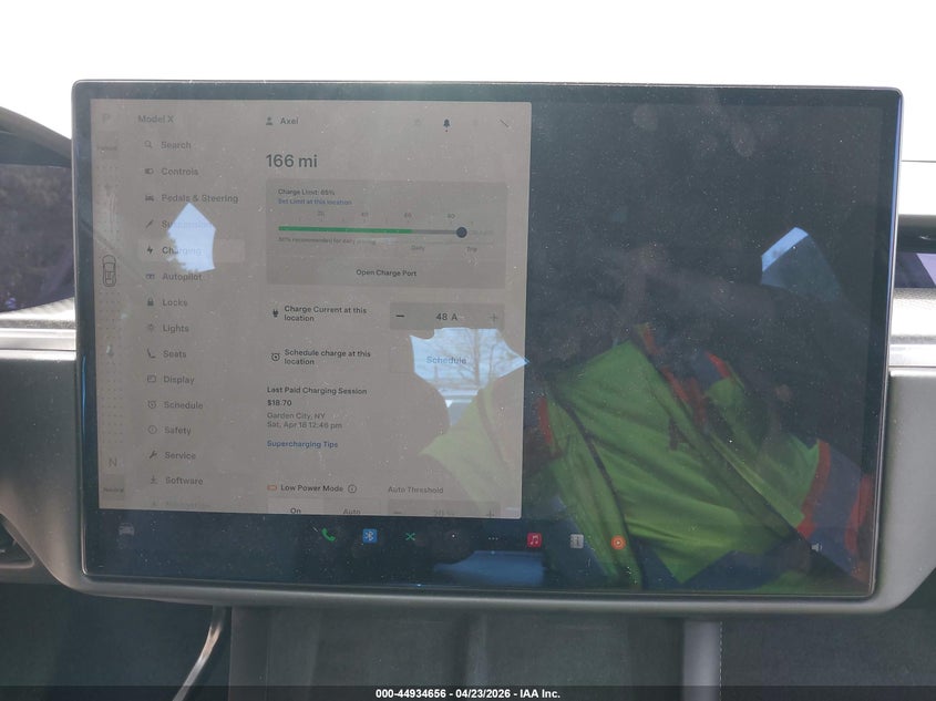 2022 Tesla Model X Plaid Tri Motor All-Wheel Drive VIN: 7SAXCBE60NF334443 Lot: 44934656