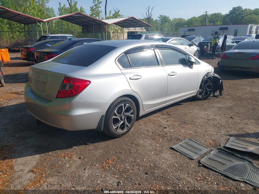 19XFB2F86CE346109 2012 Honda Civic 1.8 Ex silver