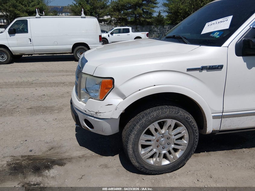 2012 Ford F-150 5.0 Platinum white Lot 111044934869 Vin 1FTFW1EFXCFA84471