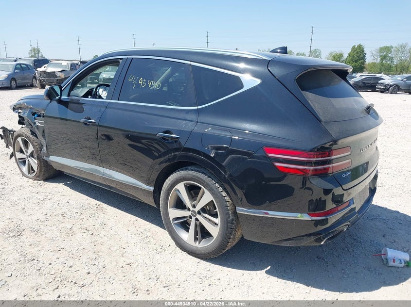 Vin: kmuhcesc1mu038542, lot: 45432299, genesis gv80 3.5t awd advanced 20213