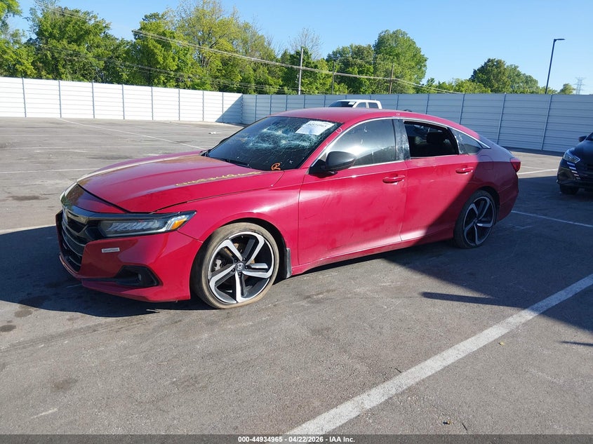 2021 HONDA ACCORD SPORT — Photo 2