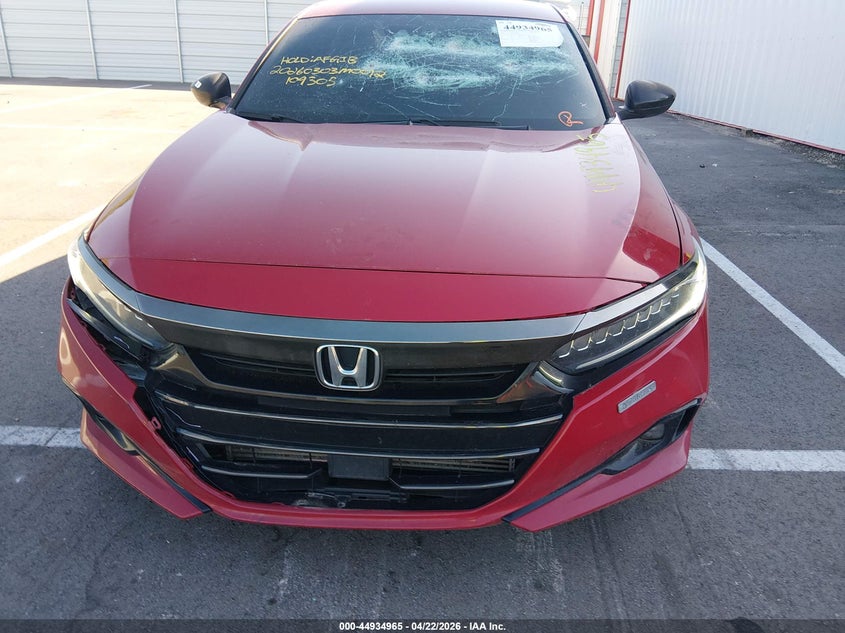2021 HONDA ACCORD SPORT — Photo 6