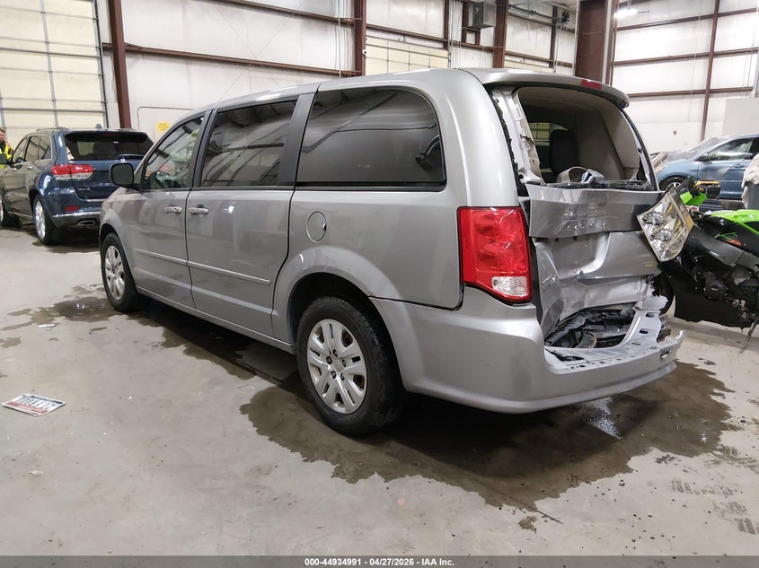 Vin: 2c4rdgbg8er354117, lot: 45432380, dodge grand caravan se 20143