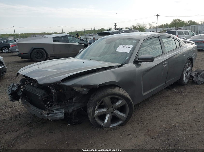 2012 Dodge Charger 3.6 Sxt grey Lot 111044935051 Vin 2C3CDXHG3CH213489