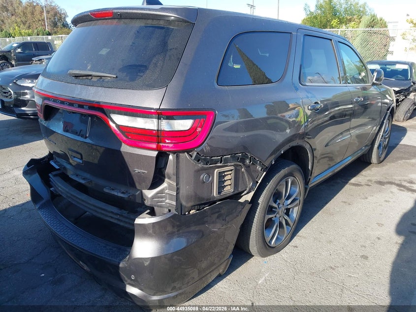 Vin: 1c4rdhdg6kc769296, lot: 45432478, dodge durango gt plus rwd 20194