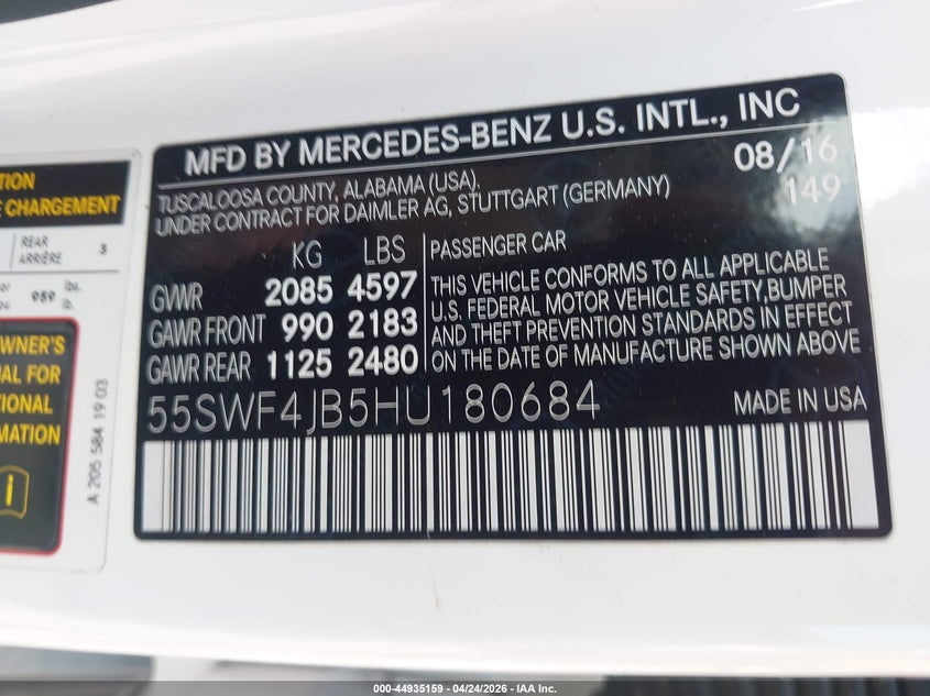 2017 MERCEDES-BENZ C 300 · Фото 9