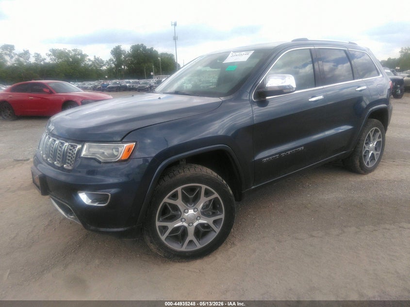 Vin: 1c4rjfcg5mc532803, lot: 45432637, jeep grand cherokee overland 4x4 20212