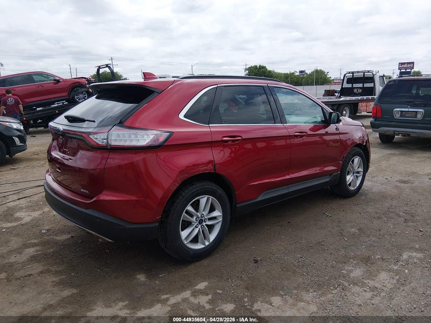 Vin: 2fmtk3j86fbc39441, lot: 45432993, ford edge sel 20154