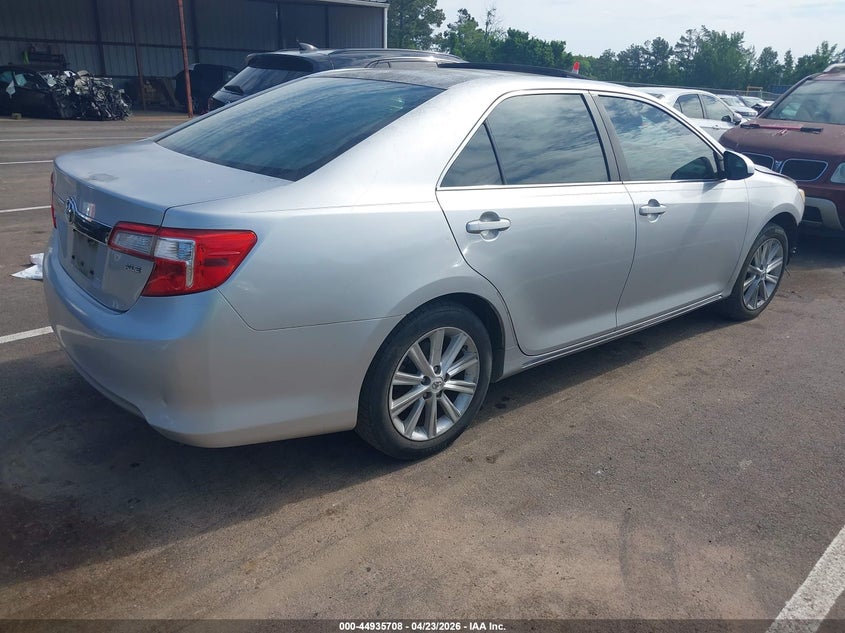 2012 Toyota Camry 2.5 Xle silver Lot 111044935708 Vin 4T1BF1FK8CU071719