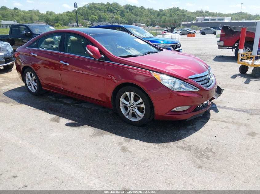 2012 Hyundai Sonata 2.4 Limited red Lot 111044935804 Vin 5NPEC4AC9CH340056