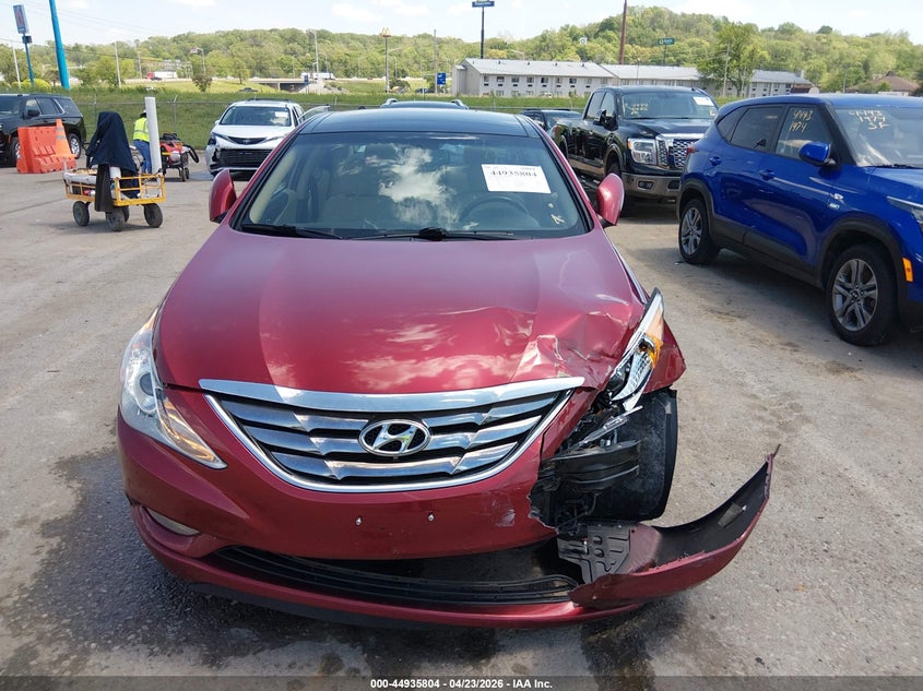 2012 Hyundai Sonata 2.4 Limited red Lot 111044935804 Vin 5NPEC4AC9CH340056