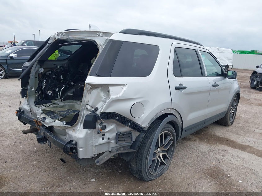 Vin: 1fm5k8gt7ggb39778, lot: 45433388, ford explorer sport 20164