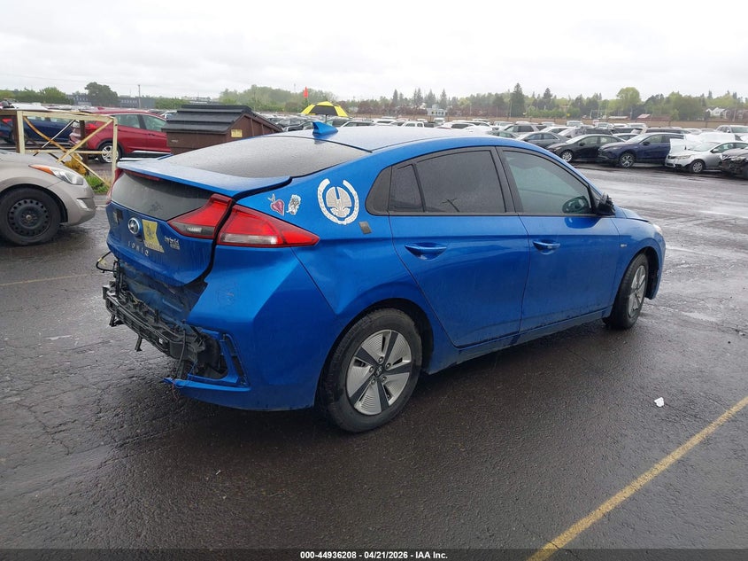 2018 Hyundai Ioniq Hybrid Blue