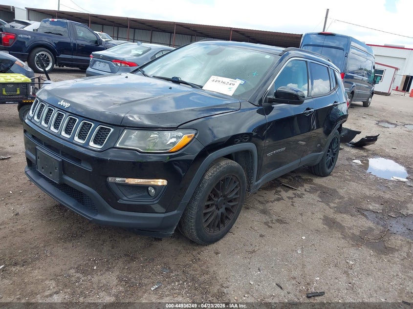 Vin: 3c4njcbb8jt125318, lot: 45433638, jeep compass latitude fwd 20182