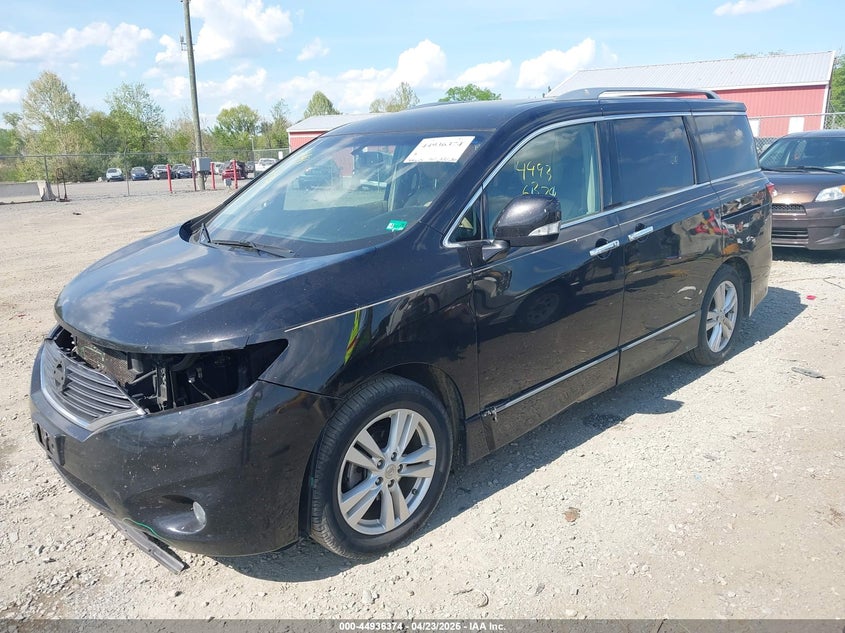 Vin: jn8ae2kp2b9004386, lot: 45433763, nissan quest sl 20112