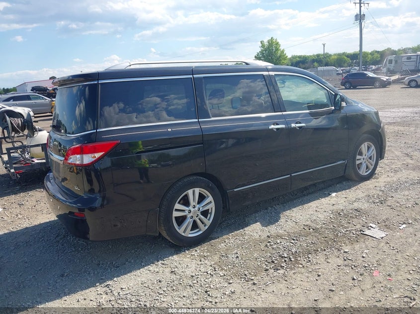 Vin: jn8ae2kp2b9004386, lot: 45433763, nissan quest sl 20114