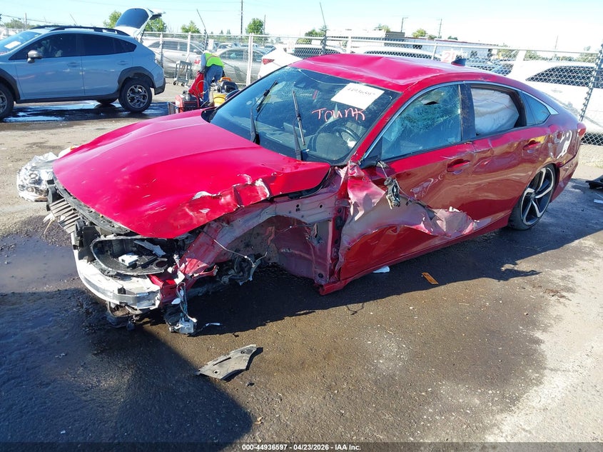 1HGCV3F24NA025785 2022 Honda Accord Hybrid Sport photo 1