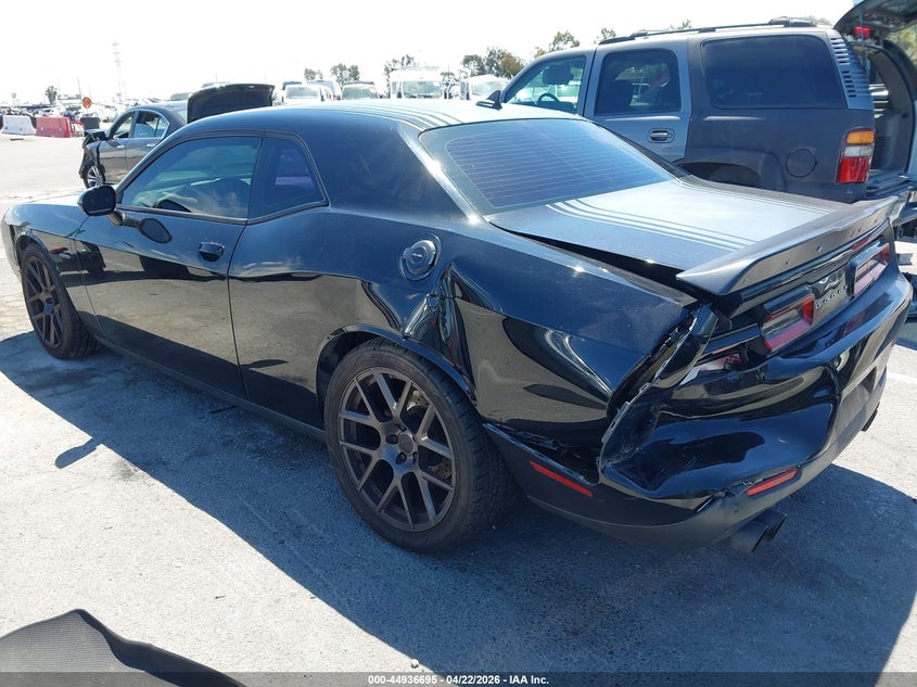 Vin: 2c3cdzbt9gh164905, lot: 45434084, dodge challenger r/t shaker 20163