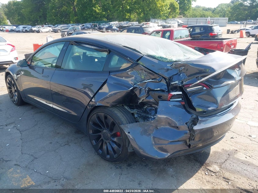 Vin: 5yj3e1ec9mf093678, lot: 45434211, tesla model 3 performance dual motor all-wheel drive 20213
