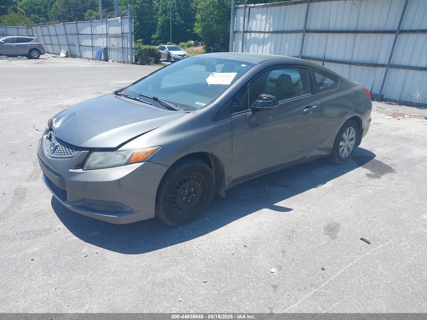 2012 HONDA CIVIC COUPE 1.8L I-4 VVT, 140HP