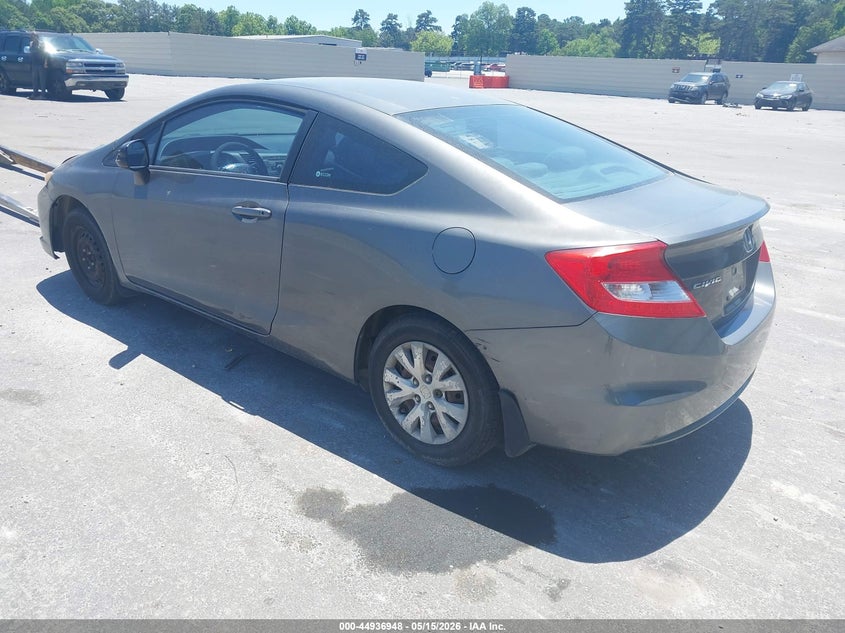 2012 HONDA CIVIC COUPE 1.8L I-4 VVT, 140HP