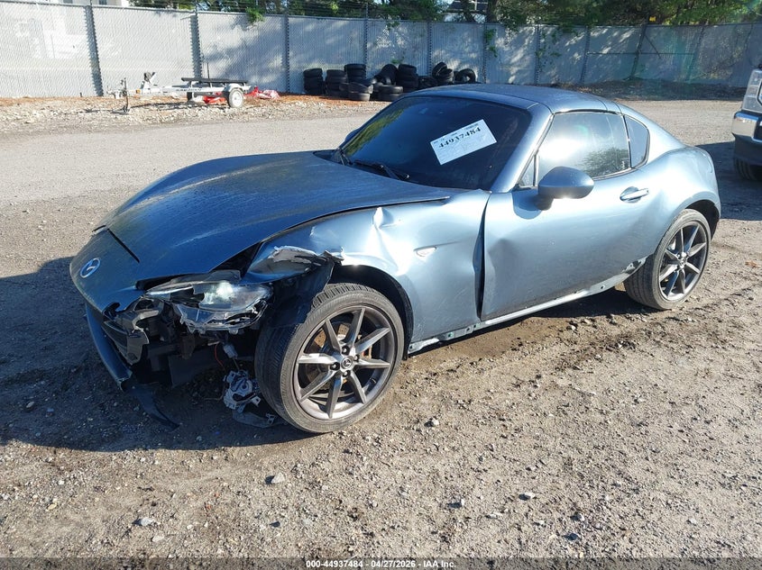 Vin: jm1ndam75h0108262, lot: 45434873, mazda mx-5 miata rf grand touring 20172