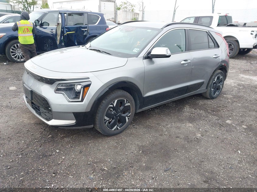 Vin: kndcr3l11p5053957, lot: 45434886, kia niro ev wind 20232