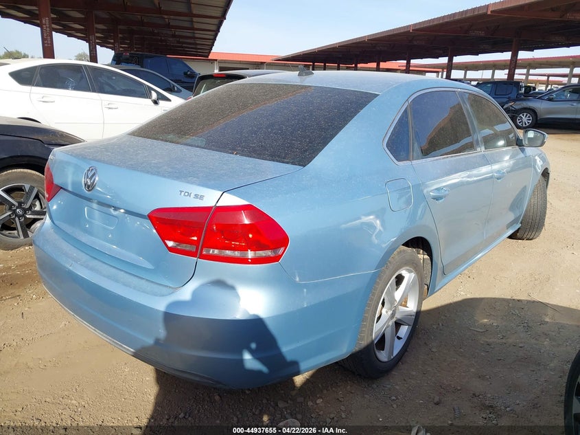 2013 Volkswagen Passat 2.0L Tdi Se