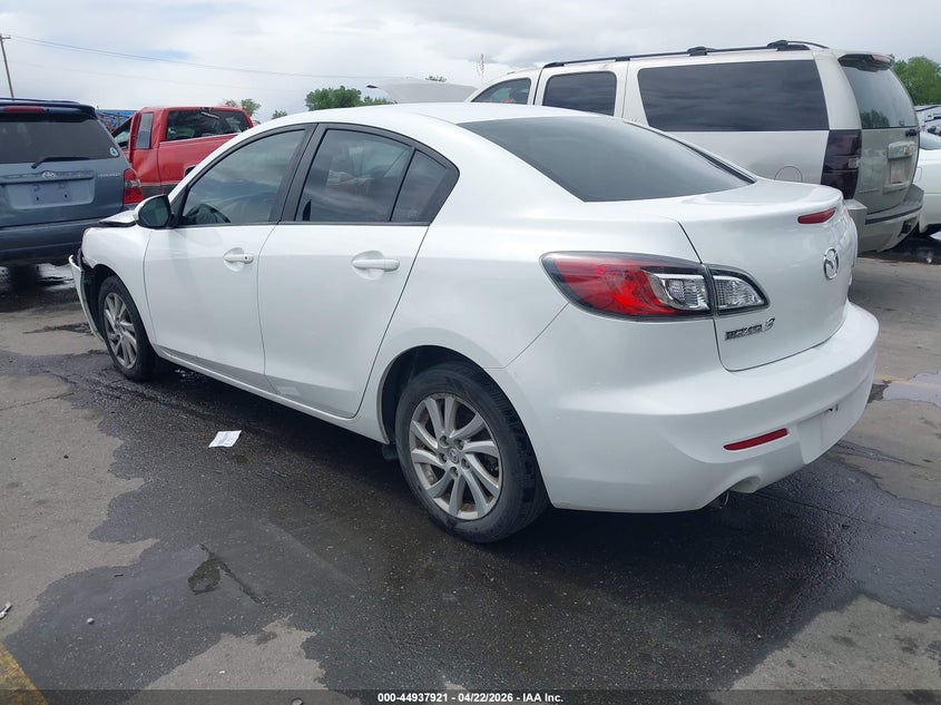 Vin: jm1bl1v86c1642970, lot: 45435310, mazda mazda3 i touring 20123