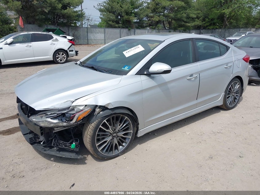 2018 Hyundai Elantra Sport KMHD04LB7JU544703 photo 1
