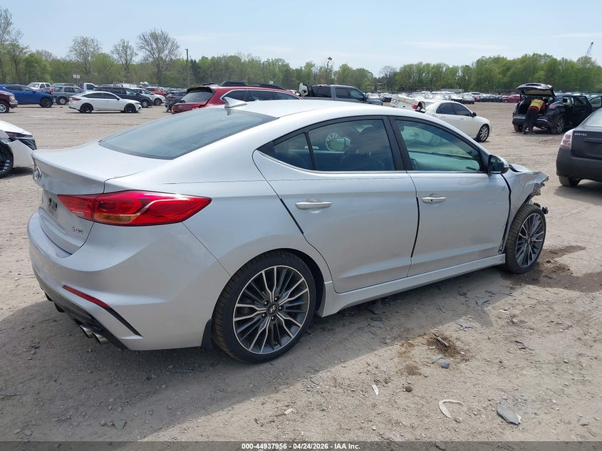 VIN KMHD04LB7JU544703 2018 HYUNDAI ELANTRA SPORT