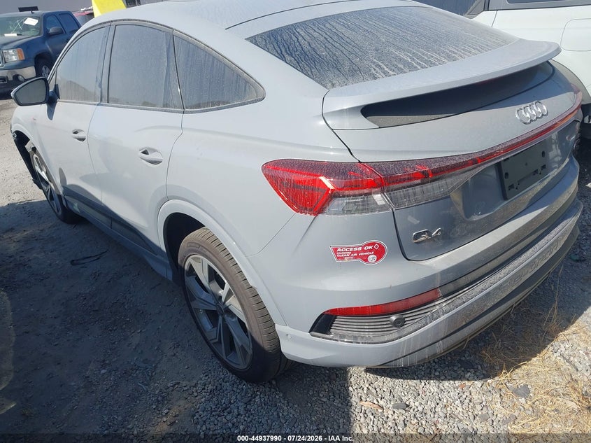 Vin: wa142bfz4rp023311, lot: 45435379, audi q4 sportback e-tron prestige 50 quattro 20243
