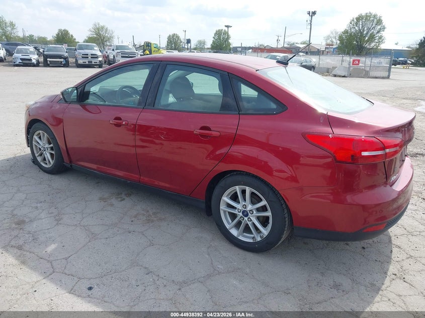 Vin: 1fadp3f25fl365567, lot: 45435781, ford focus se 20153