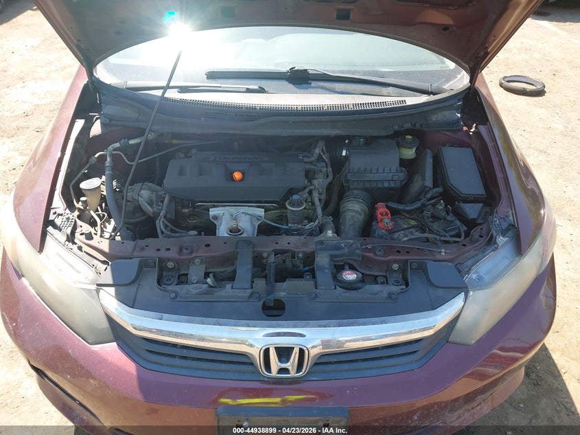 19XFB2F58CE303610 2012 Honda Civic 1.8 Lx Red