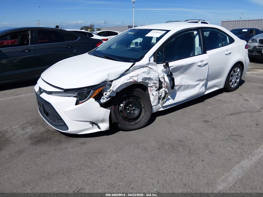 VIN 5YFEPMAEXMP204853 2021 TOYOTA COROLLA LE