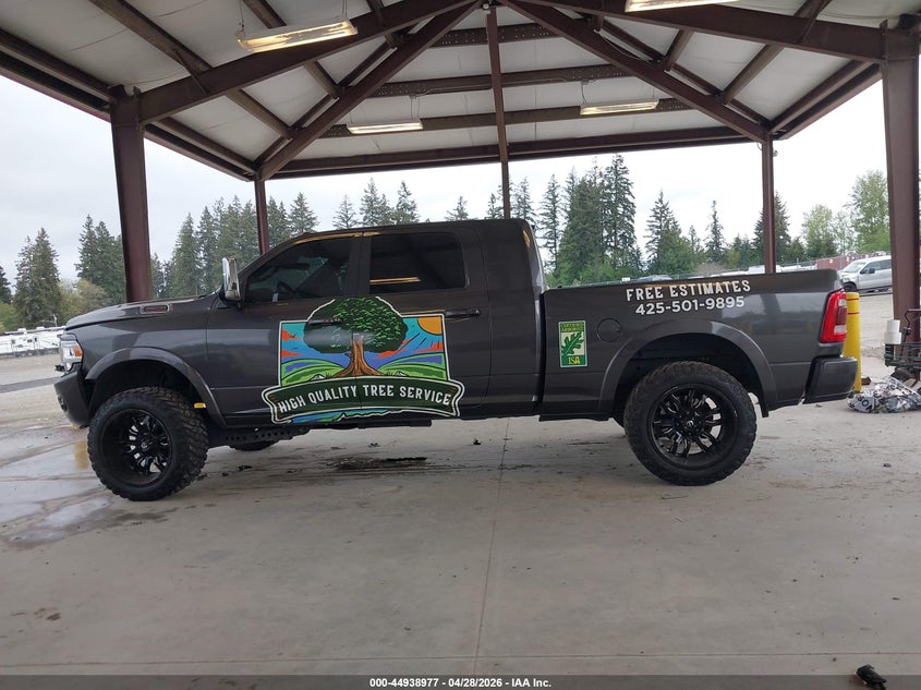 2019 Ram 3500 Ram Laramie 4X4 6'4 Box grey Lot 111044938977 Vin 3C63R3ML6KG552617