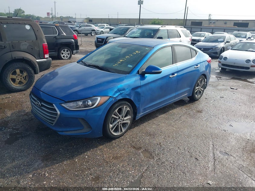 VIN 5NPD84LF0HH165322 2017 HYUNDAI ELANTRA LIMITED