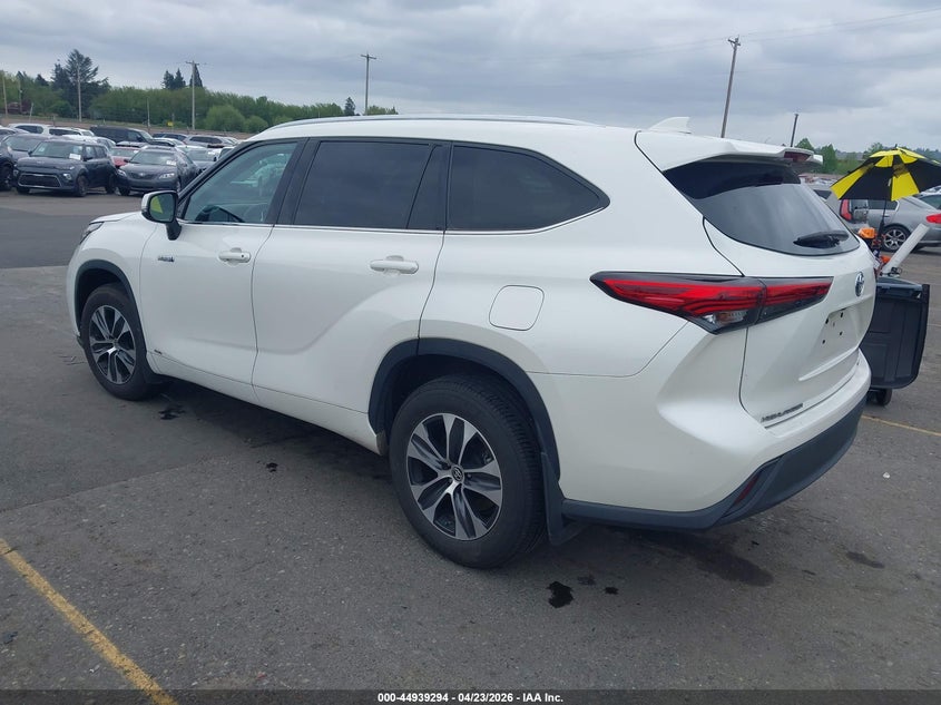 Vin: 5tdhbrch4ls501039, lot: 45436683, toyota highlander hybrid xle 20203