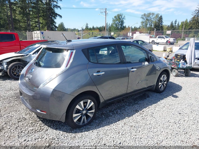 Vin: 1n4az0cp7fc317533, lot: 45436697, nissan leaf sv 20154